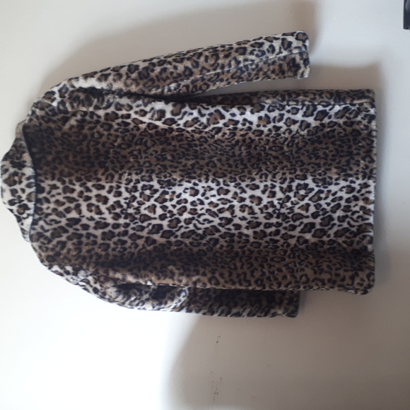 Leopard faux fur coat - Picture 5 of 10